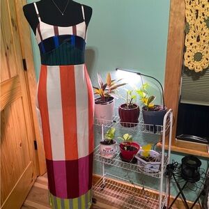 Colorful Striped Maxi Dress